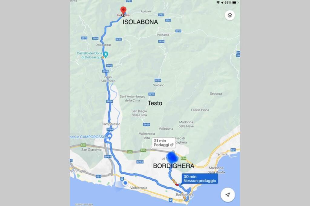Alloggio Per Vacanze A Isolabona Экстерьер фото